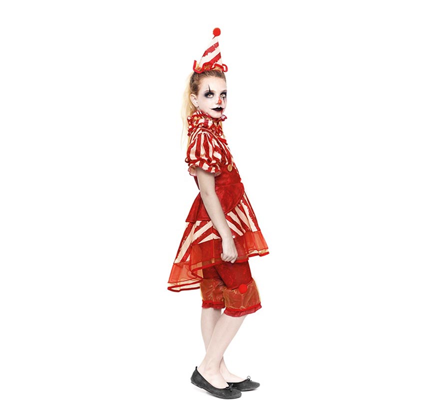 Costume clown arcobaleno da bambina per 30,75 €