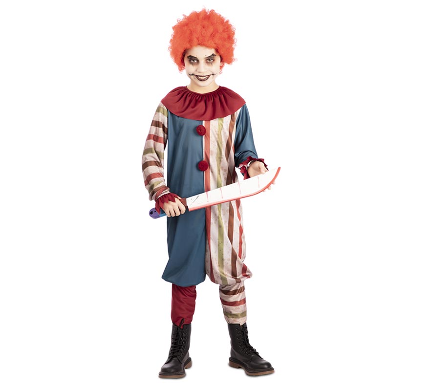 Costume da clown macabro vintage per bambini