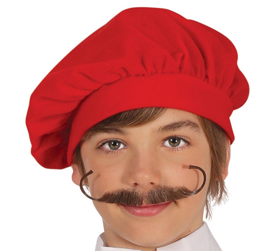 Kyson Künstler-Kostüm 8-teilig – Mit Baskenmütze, Schürze, Palette, Pinseln, Bart Für Halloween & Karneval