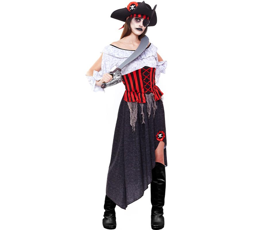 Disfraz Pirata Mujer Talla 14 Y 16