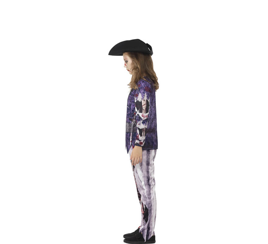 Amscan Zombie Pirat Mädchen Kostüm – Gr. 9-12 Jahre, Inkl. Kleid & Bandana Für Halloween & Mottopartys