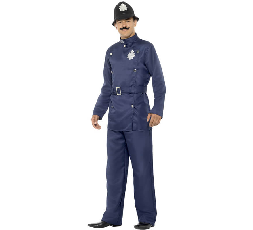 Museo proyector Ondas Disfraz de Policía de Londres para hombre