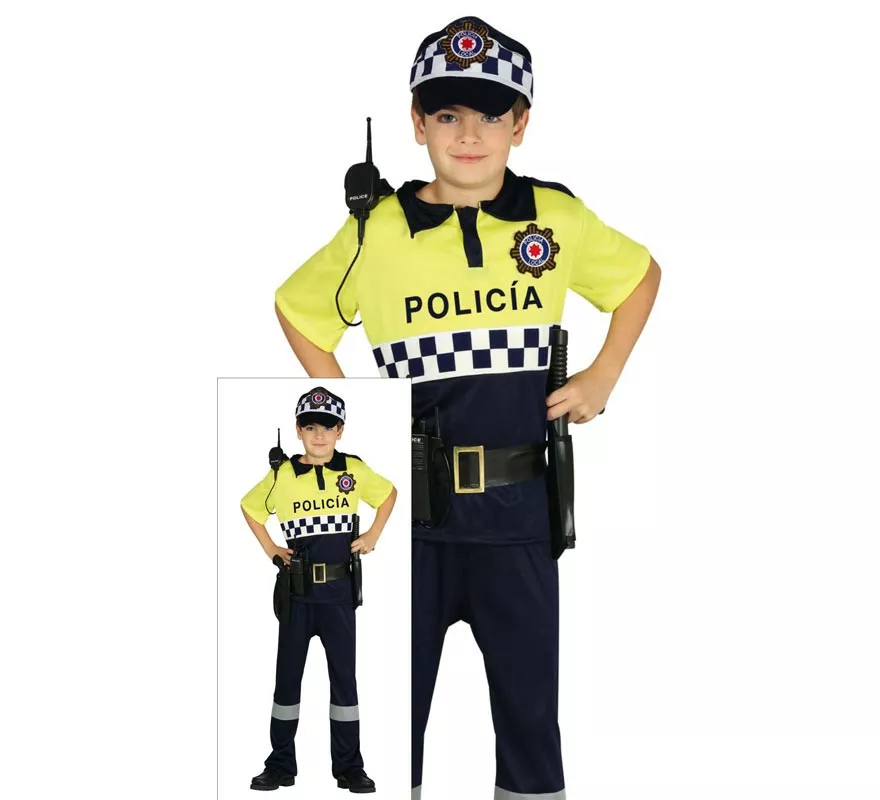 Enfants enfant policier policier Costume Cosplay maternelle jeu de rôle maison K