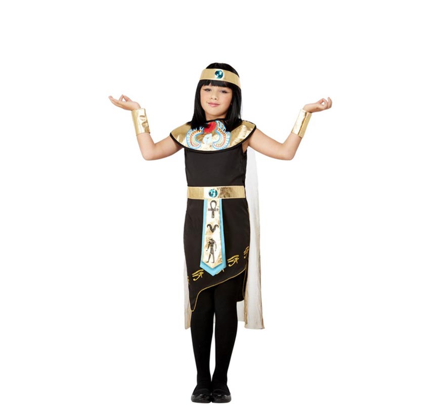 Nero bambino di lusso costume principessa egiziana