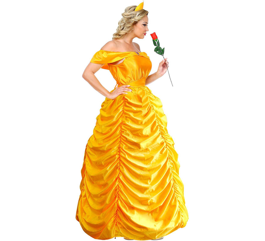 OwlFay Vestito da Principessa Belle Donna Carnevale Festa Cosplay Hallowen  Costume S-2XL
