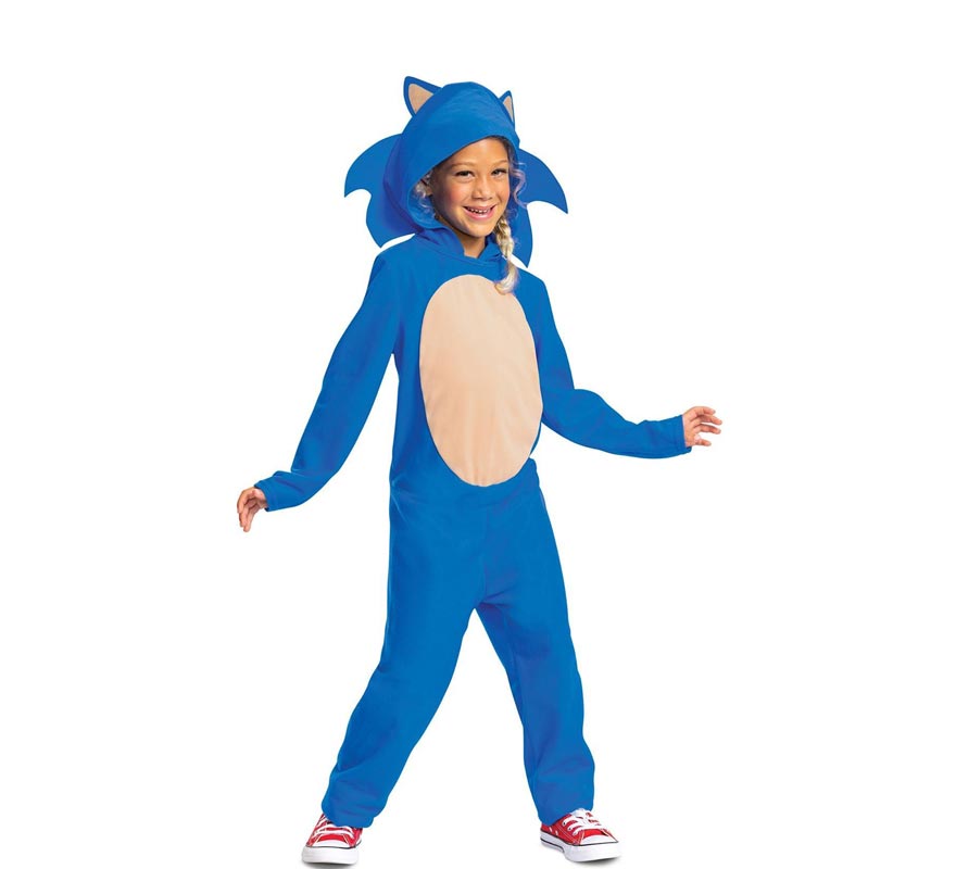 Disfraz de Sonic The Hedgehog azul para niño
