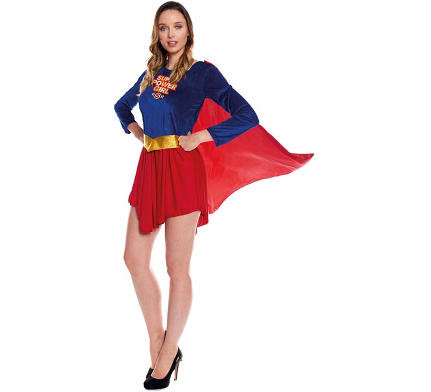 Fato de super-heroína Kryptoniana para mulher