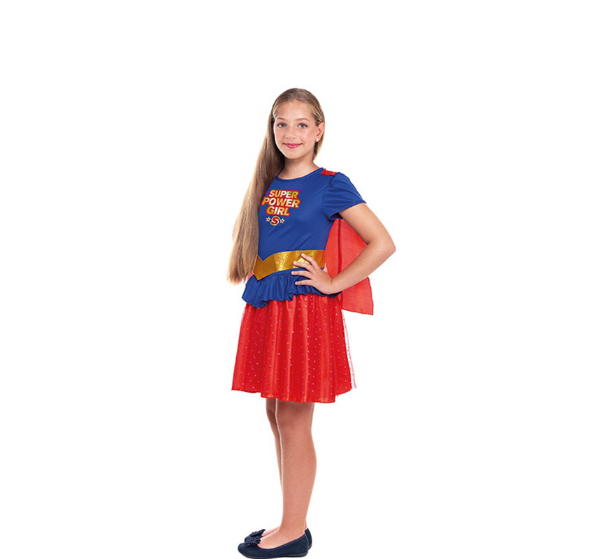 Costume da super eroina kryptoniana per bambina