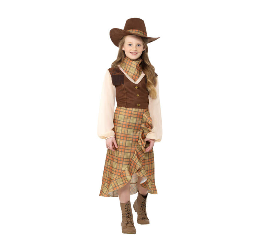 Costume da Cowgirl marrone per bambina