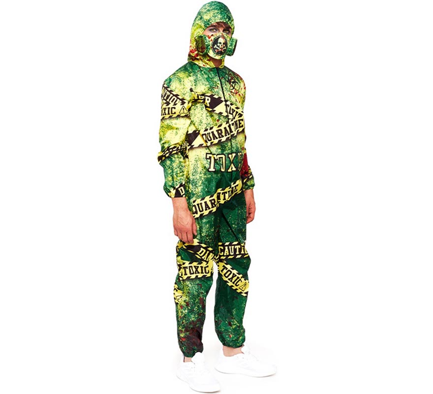 Déguisement Quarterback Zombie Homme Taille L - Costume Halloween Effrayant - T-shirt, épaulettes Et Pantalon