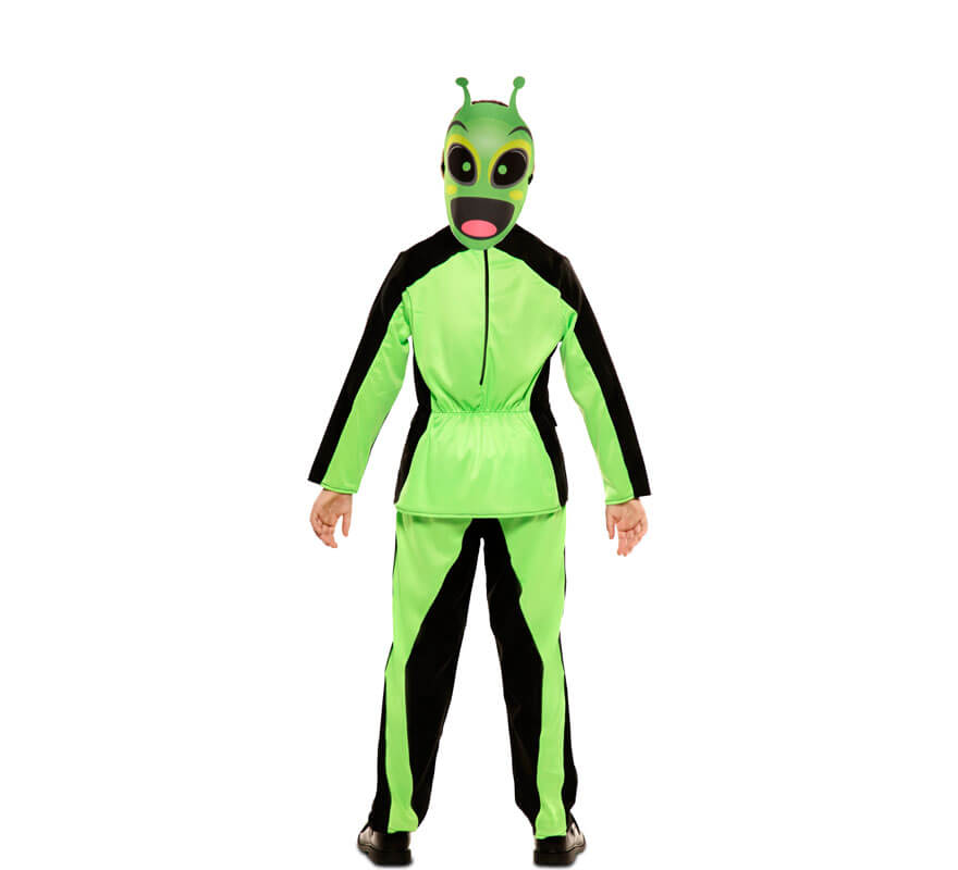 Verde bambino costume alieno