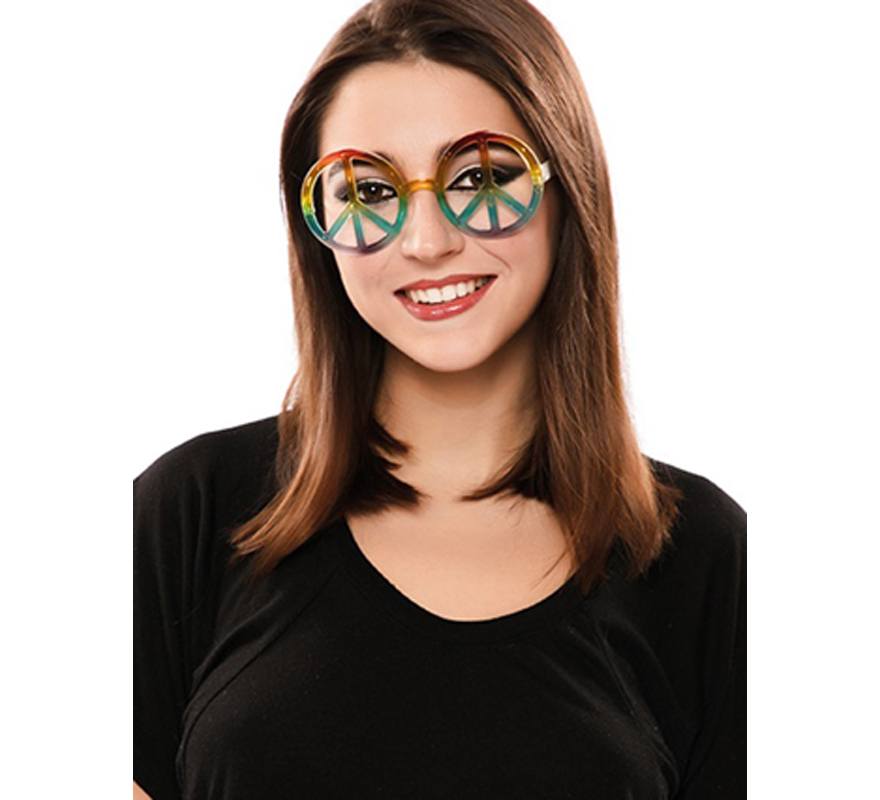 Gafas Hippie Multicolor - Comprar Online {Miles de Fiestas}