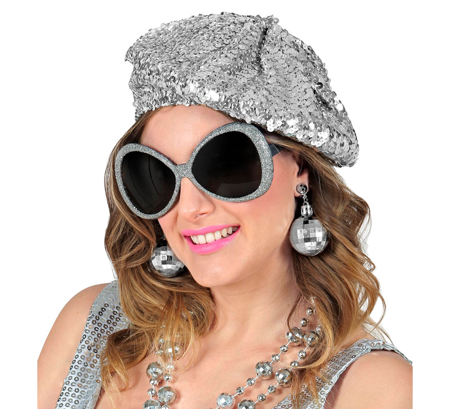 Disco Babe Kit : chapeau, lunettes et boucles d'oreilles