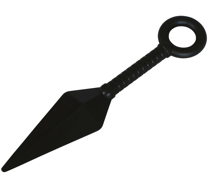 Couteau Ninja Kunai noir-1