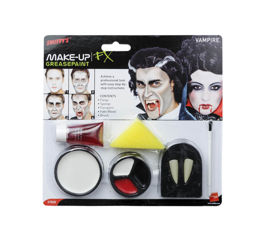 VAMPIRO, Maquiagem Fácil e Rápida (Vampire Makeup Tutorial)