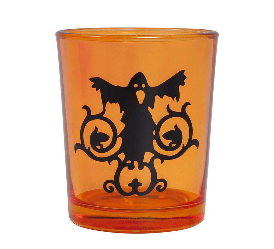 BICCHIERE TESCHIO HALLOWEEN IN VETRO CON CANNUCCIA - Halloween Peragashop