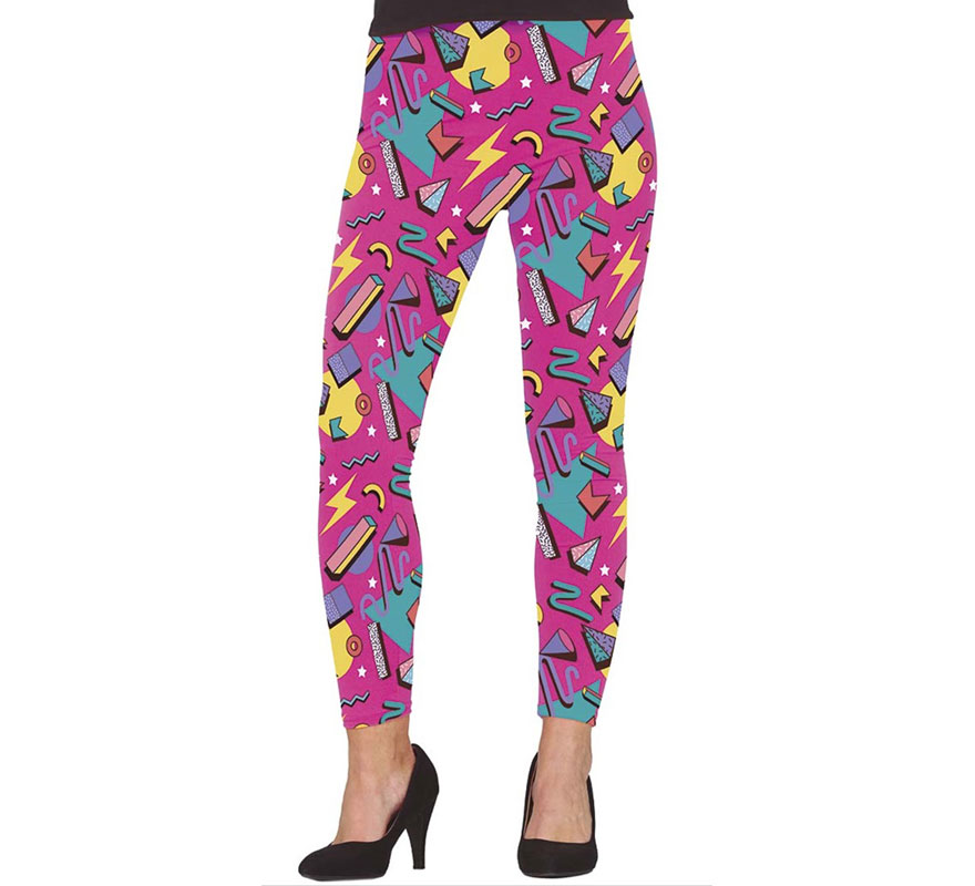 Pantalon imprimé années 80 pour femme-0