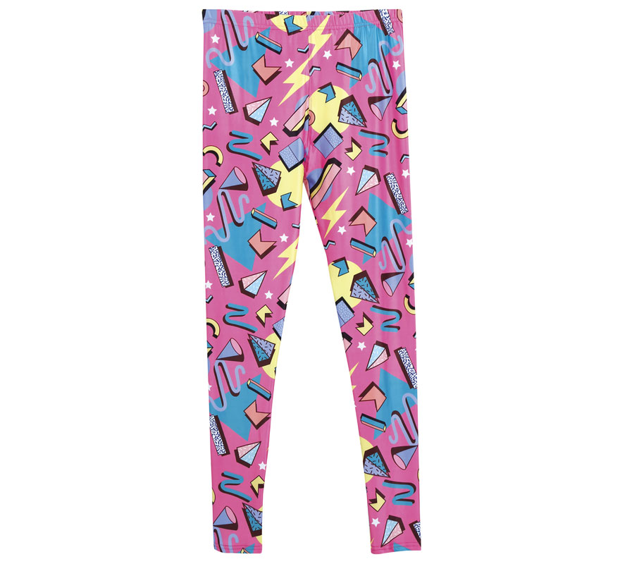 Pantalon imprimé années 80 pour femme-1