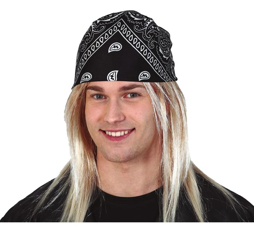 Schwarzes Biker-Kopftuch-1