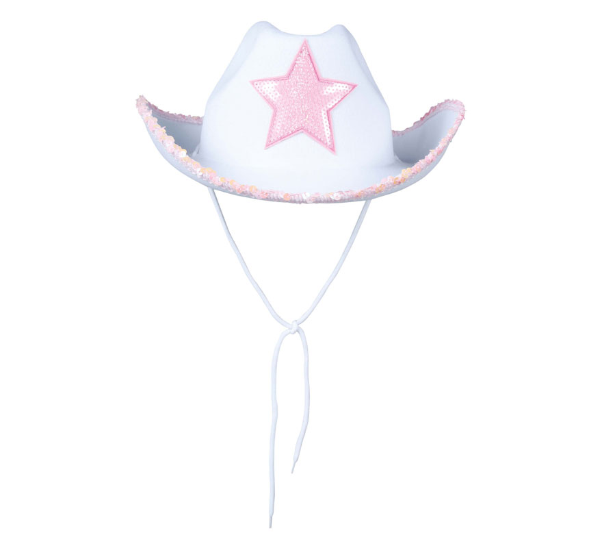 AUYAO Chapeau de CowBoy pour Fille Garçons, 3Pcs Chapeau pour Enfants avec Diadème, Lunettes de Soleil Coeur, Bandana, Couleur Cowboy Solide, Chapeau Western pour Carnaval, Halloween