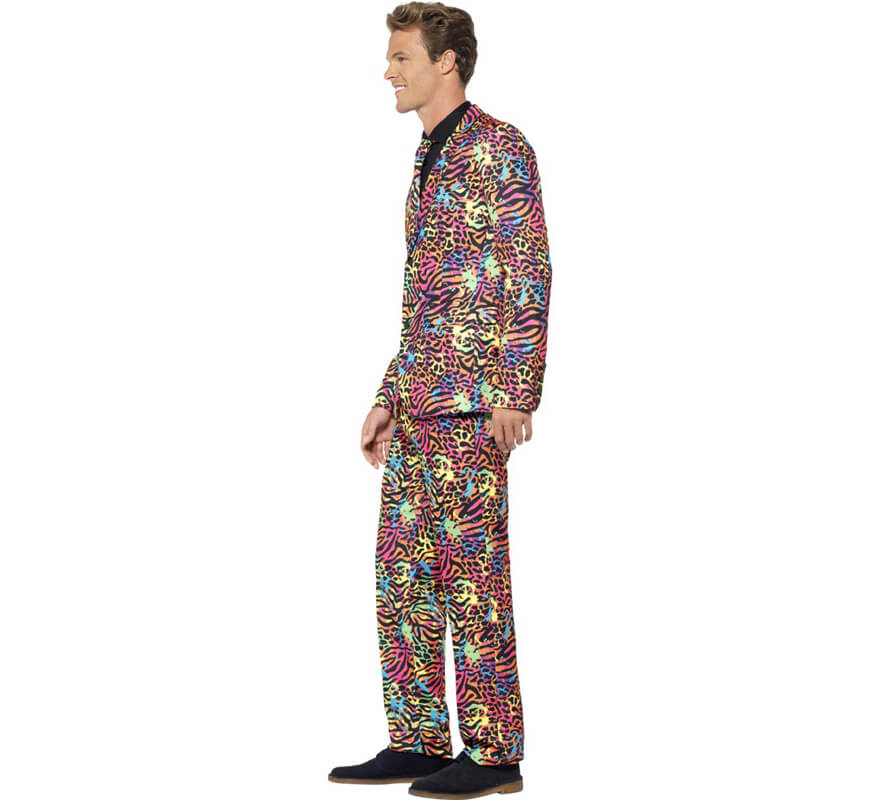 Divertente costume multicolore per uomo