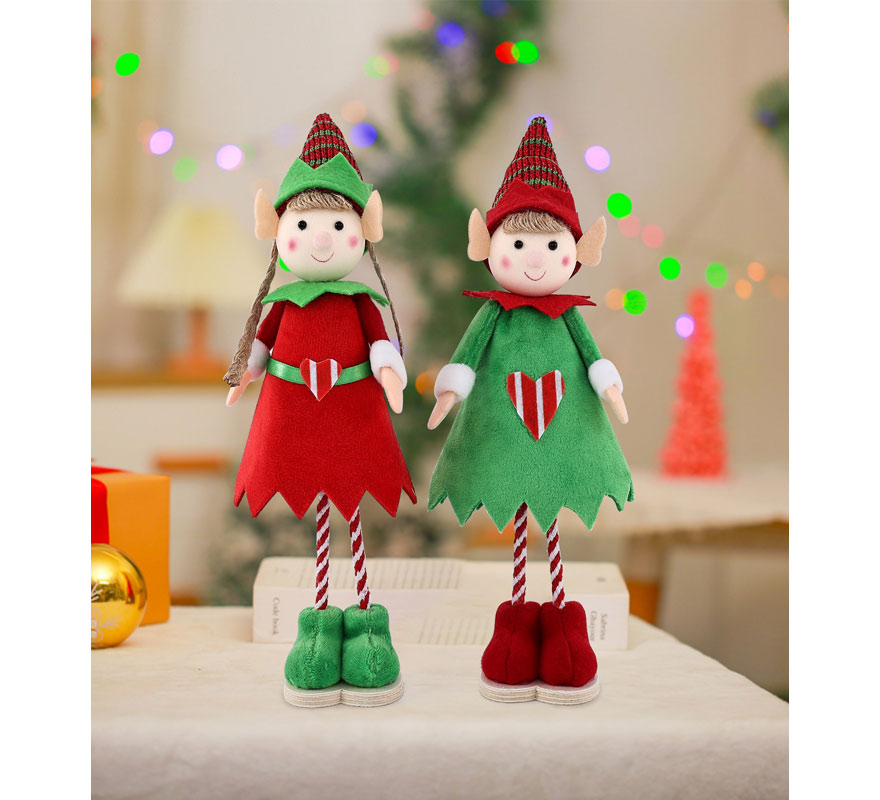 Adorno Elfos surtidos de Base 27 cm