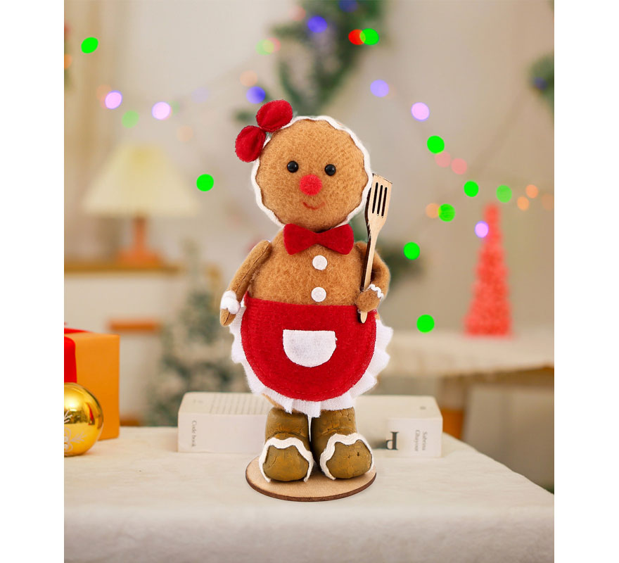 Adorno Galleta de Jengibre Cocinera 13 cm