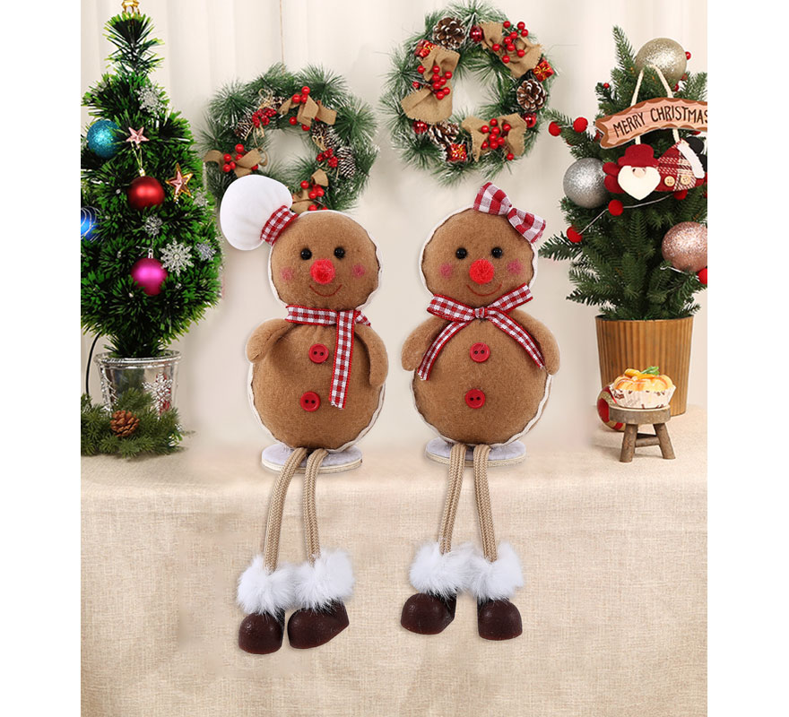 Adorno Galleta de Jengibre Sentado surtidos de 17 cm