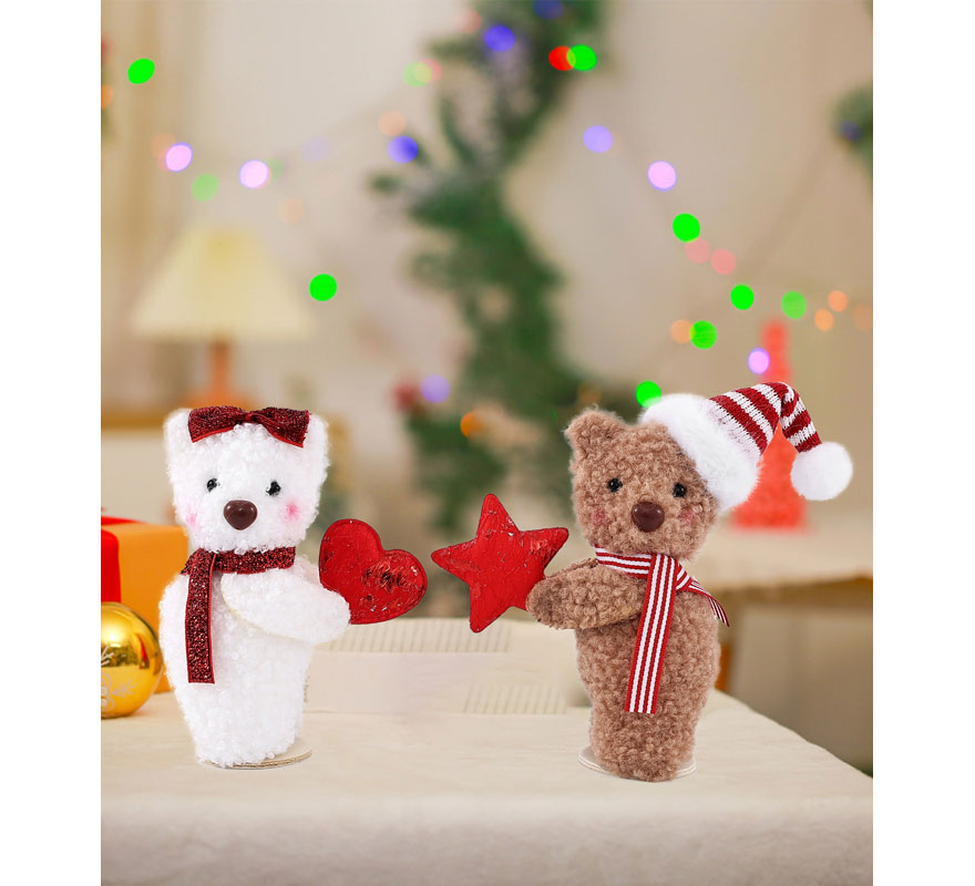 Adorno Osito Base surtidos de 12 cm
