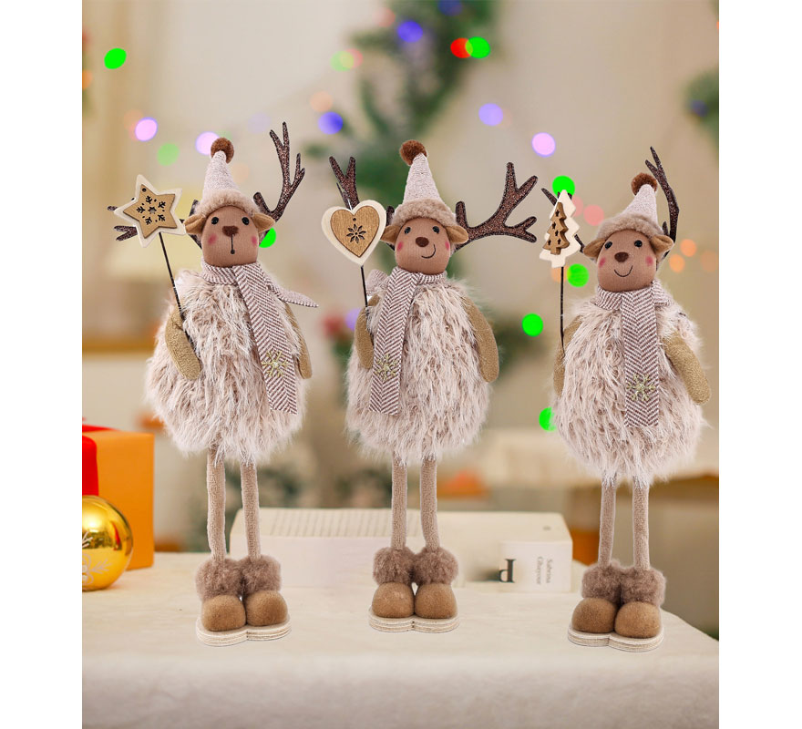 Adorno Reno surtidos de 28 cm