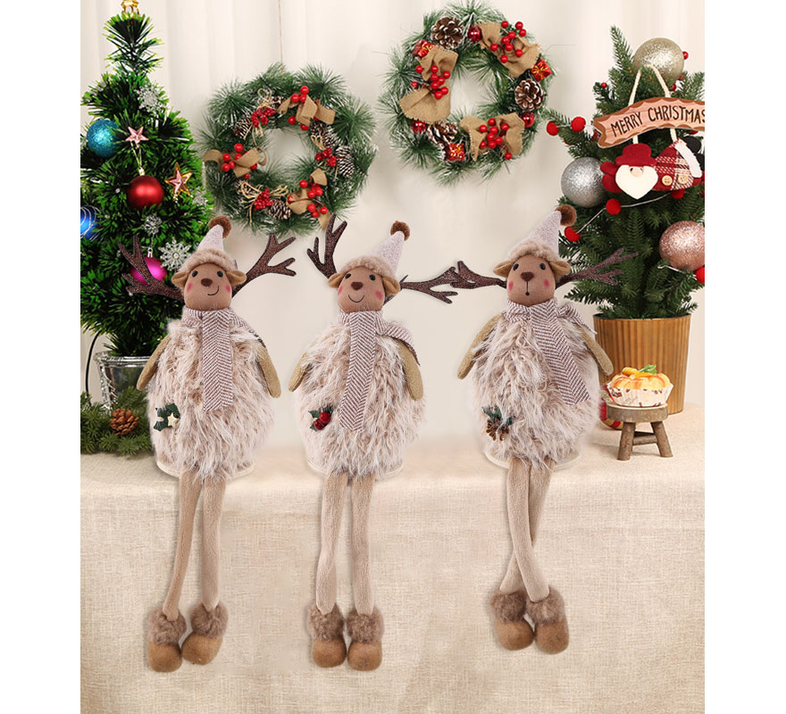 Adorno Reno surtidos Sentado de 30 cm