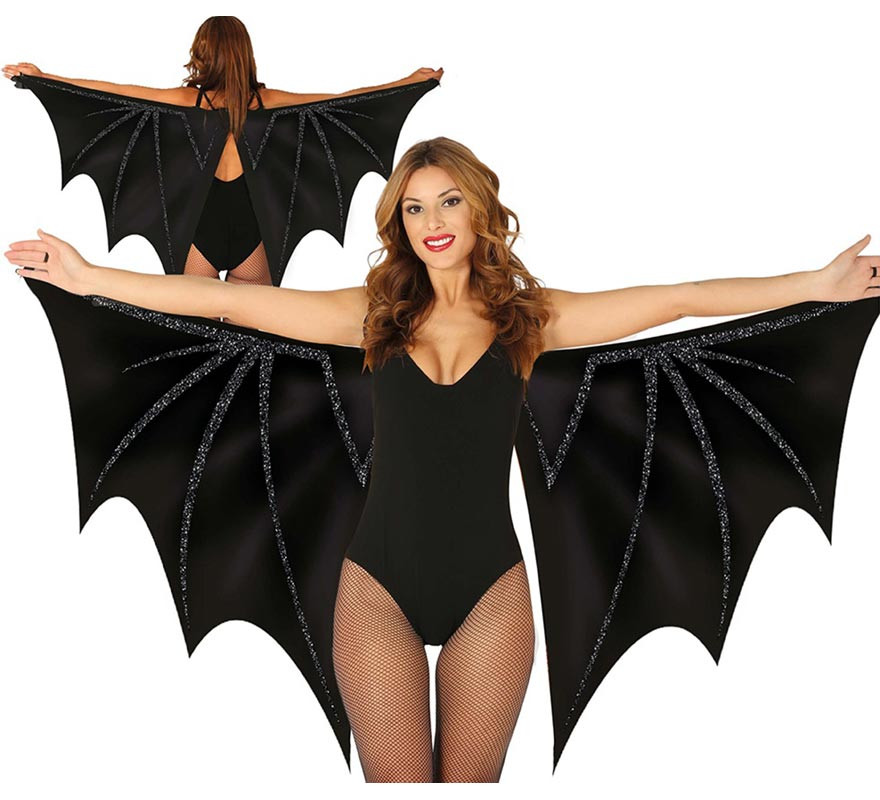 Black Bat Wings 170x80cm