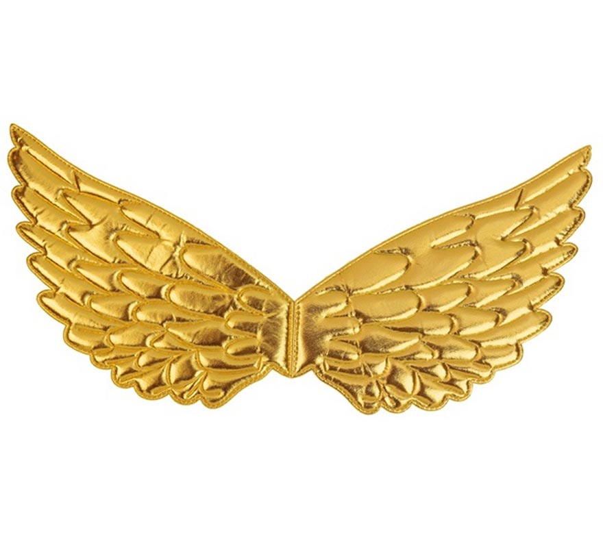 Alas de Tejido oro Infantiles de 43x22 cm