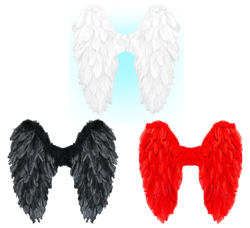 50x50 cm Foldable Feather Wings in various colors