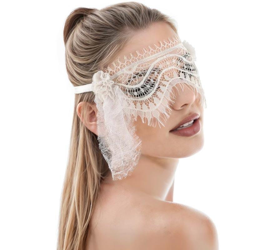White Lace Mask