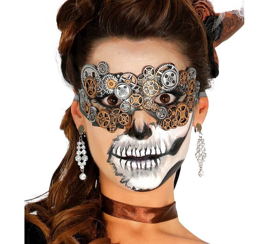 Image of Antifaz de látex Steampunk 