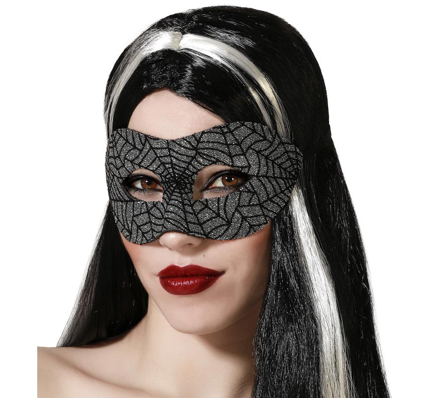 Black Cobwebs Mask