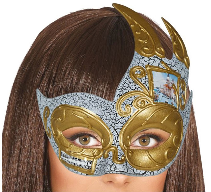 Venetian mask with picture for adults