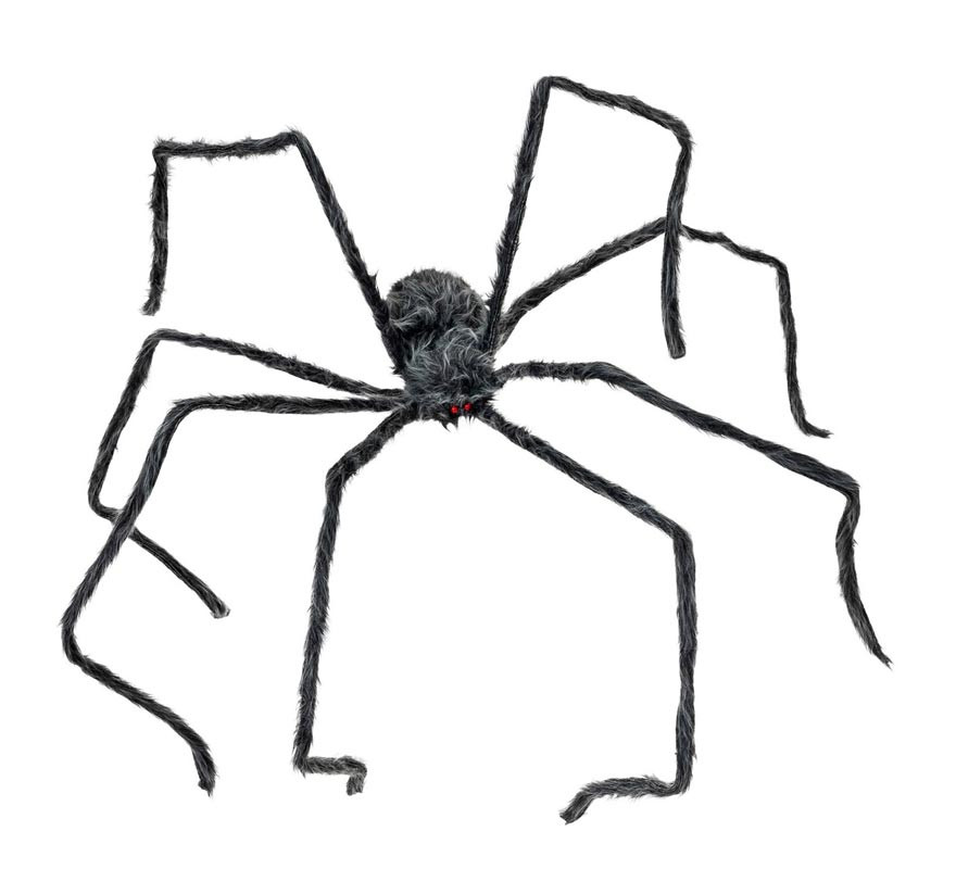 Gray spider with long, thin legs, 80x18x8 cm