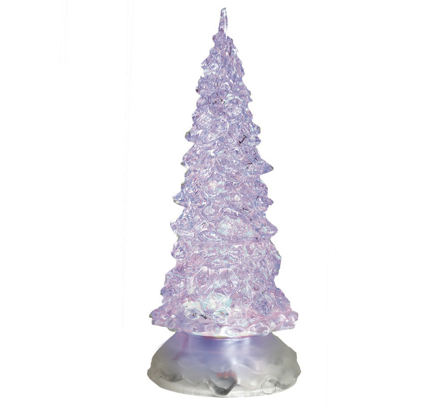 Árbol con Agua y Luz Multicolor de 21 cm