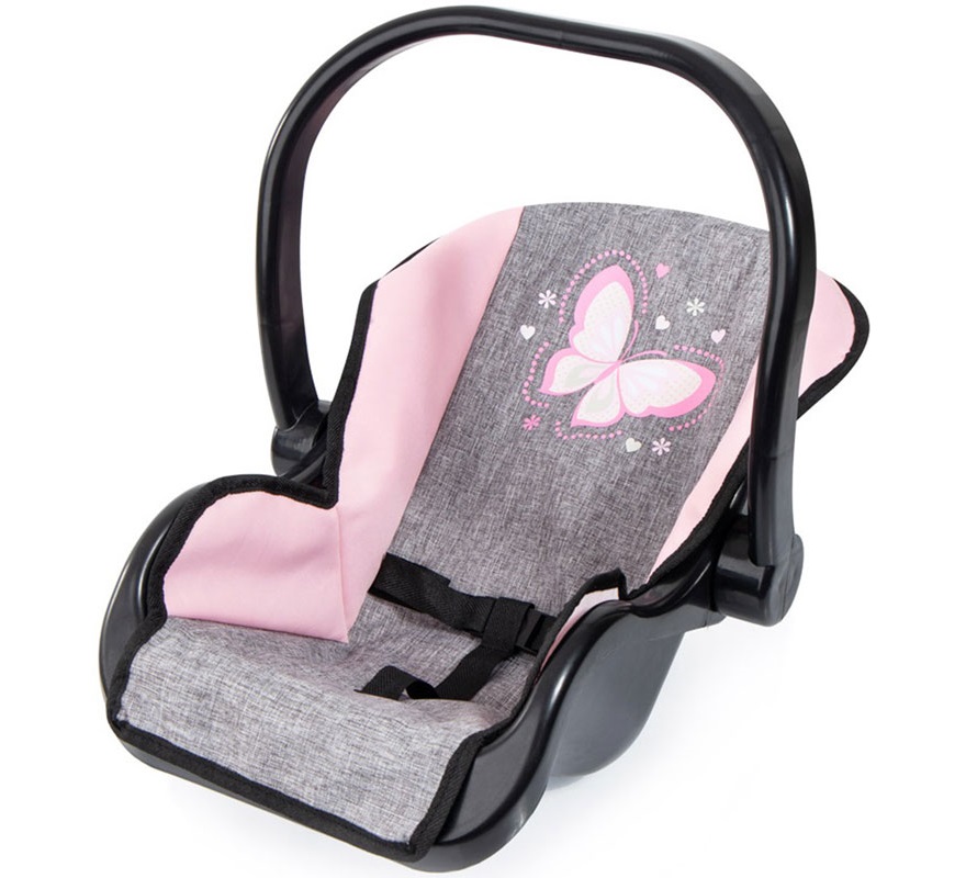Asiento de Coche para Muñecas Mariposa