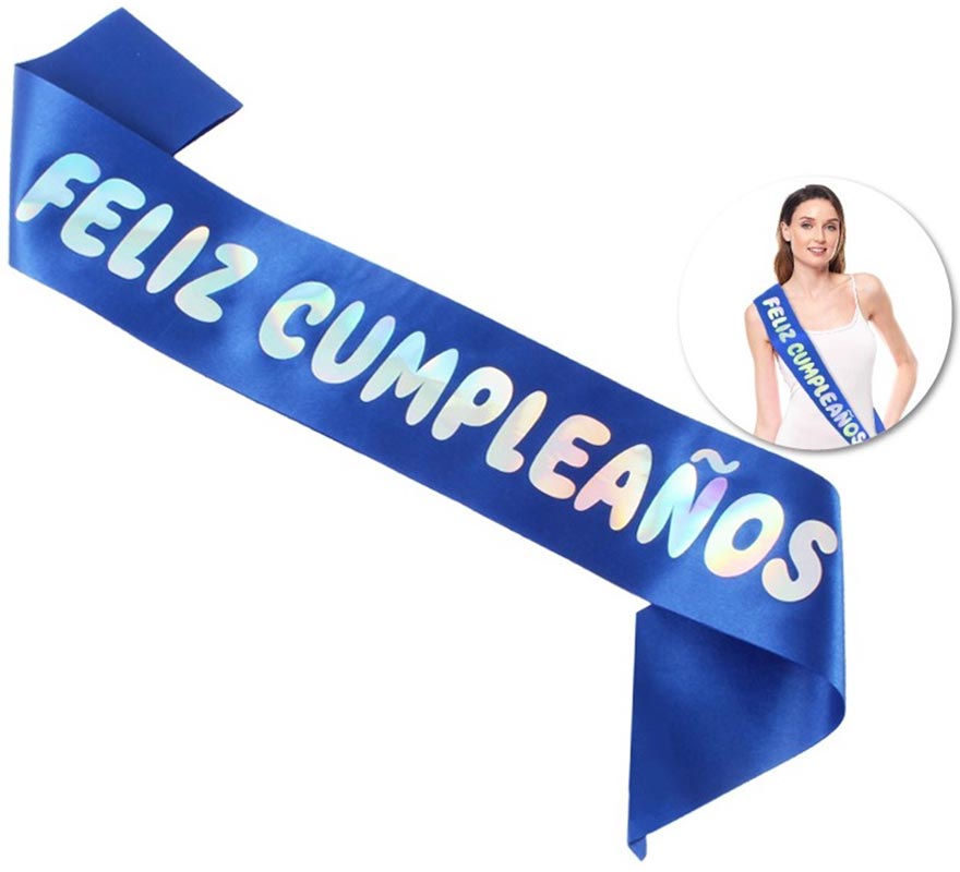 Happy Birthday Band of 160x9.5 cm in various colors