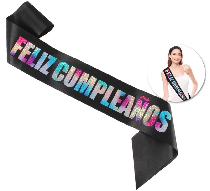 Happy Birthday Band of 160x9.5 cm in various colors