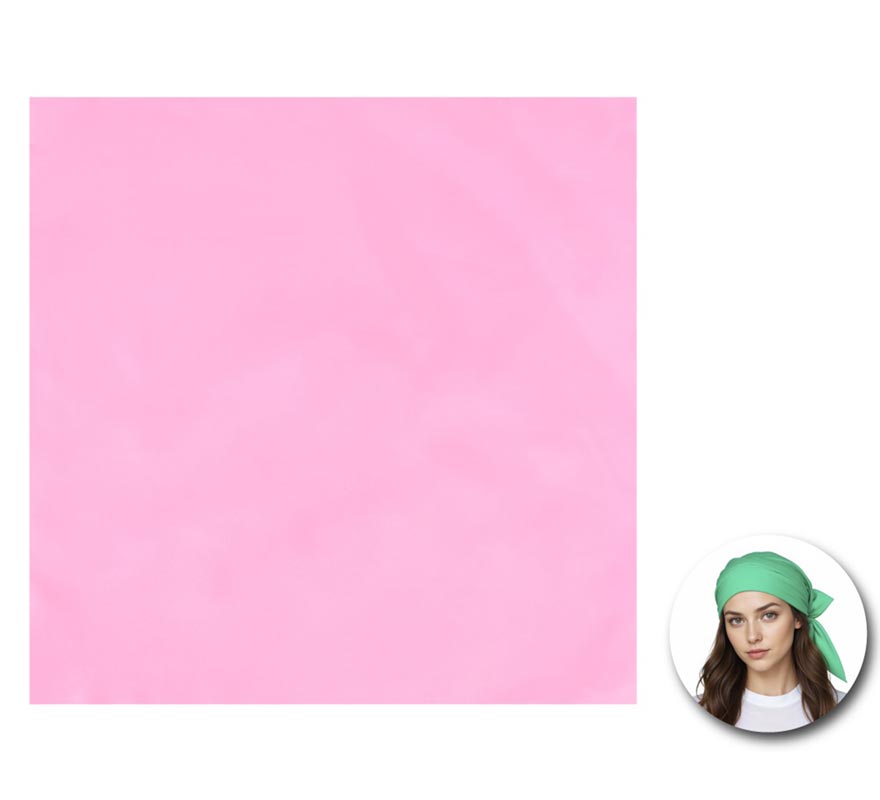 Bandana em várias cores de 54x54 cm adulto