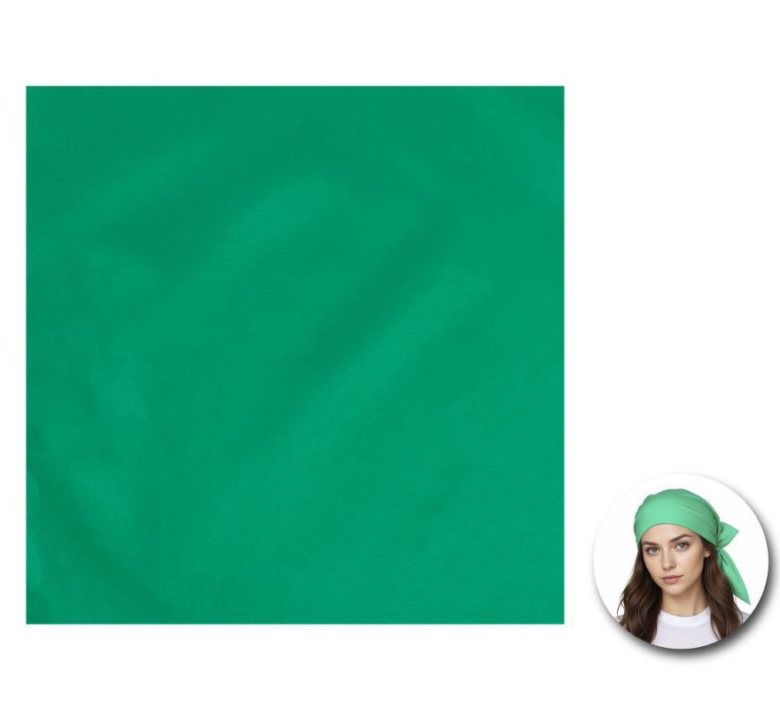 Bandana em várias cores de 54x54 cm adulto