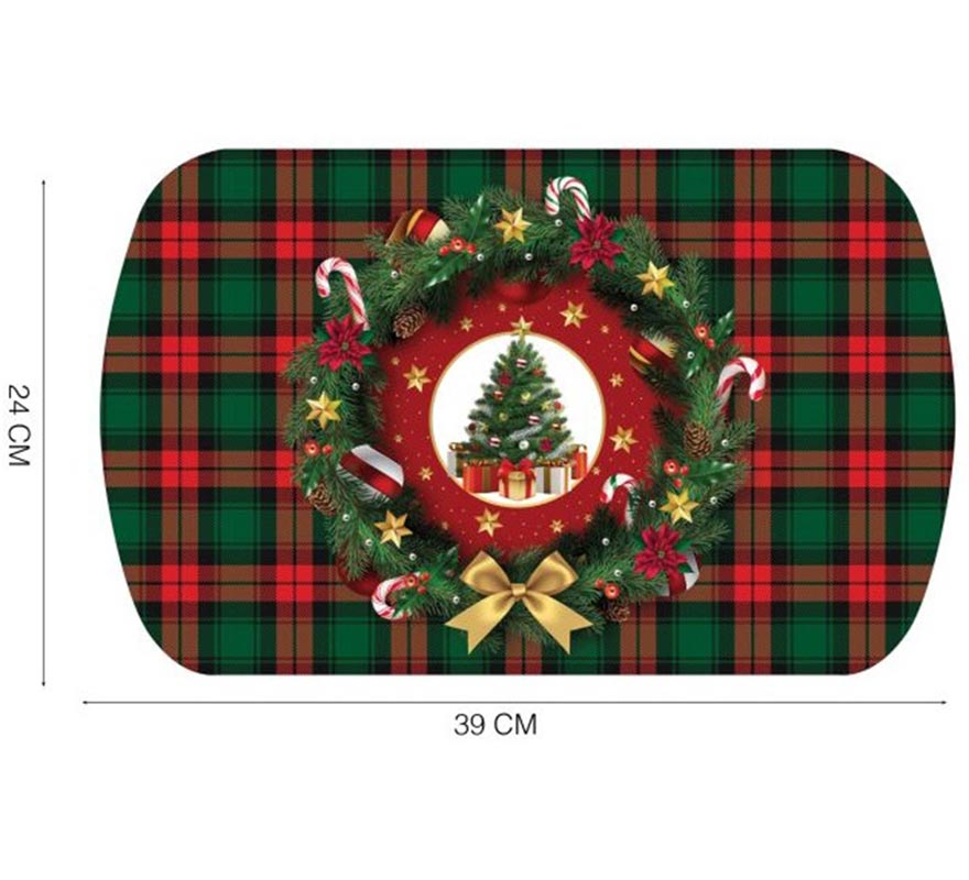 39x24cm PVC Christmas Tree Tray