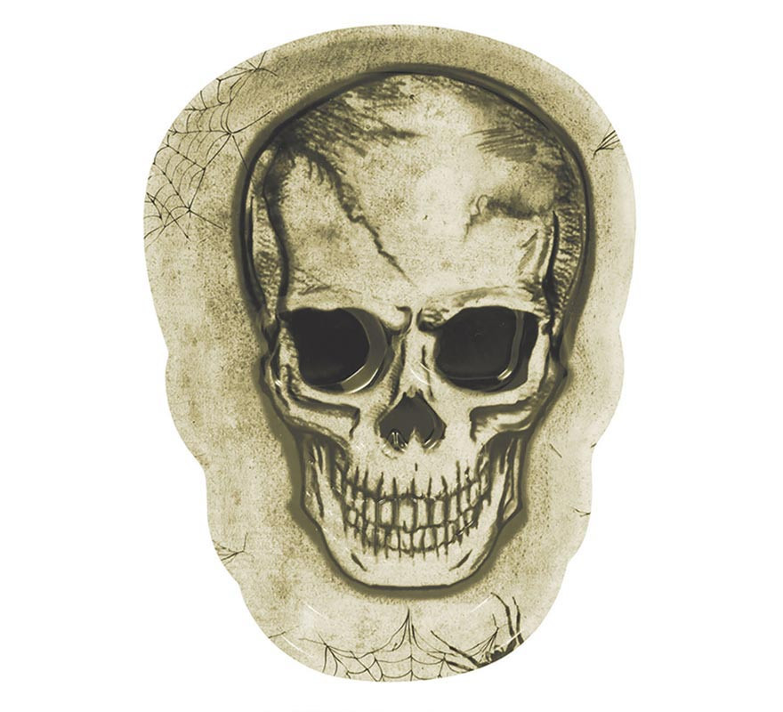 Autocollant Déco Crâne 10x12 Cm - Adhésif Résistant Pour Casque, Moto, Voiture, Skate