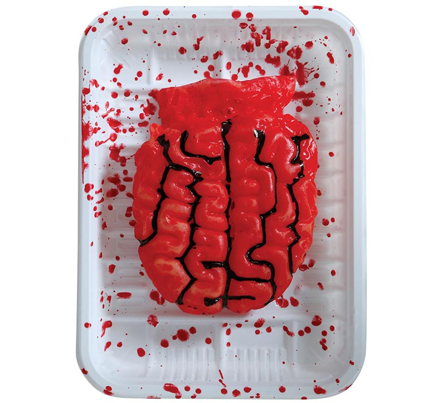 Tray with Brain 18x13 cm