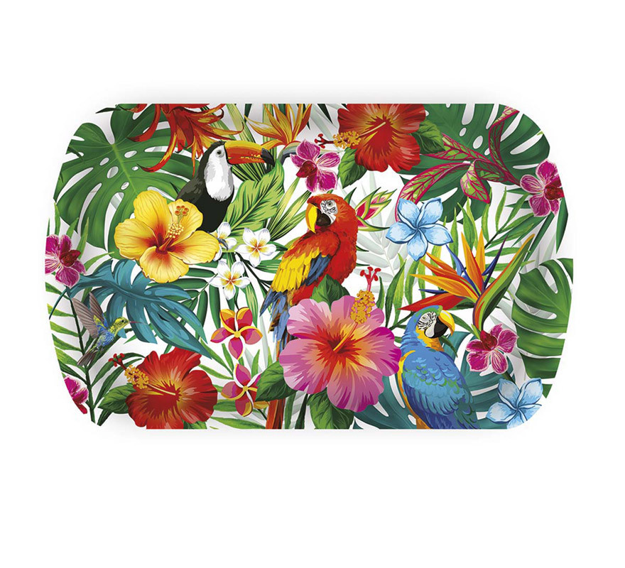 Hawaii Plastic Tray 39X24 cm