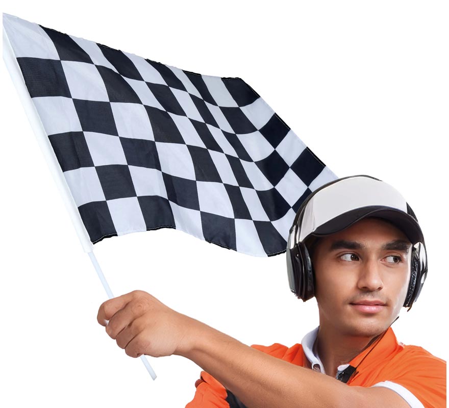 Bandera a Cuadros de 45x30 cm